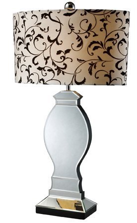 Flocked lamp