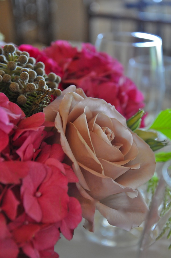 Hot Pink and Silver Flowers