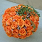 Thanksgiving table top floral idea