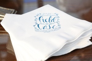 field to vase napkin