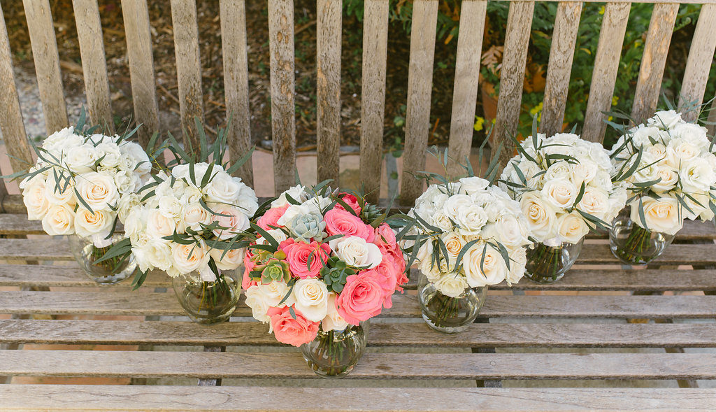 Bridal Bouquet with bridesmaids bouquets