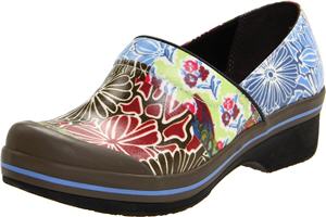 Floral Clog Blue