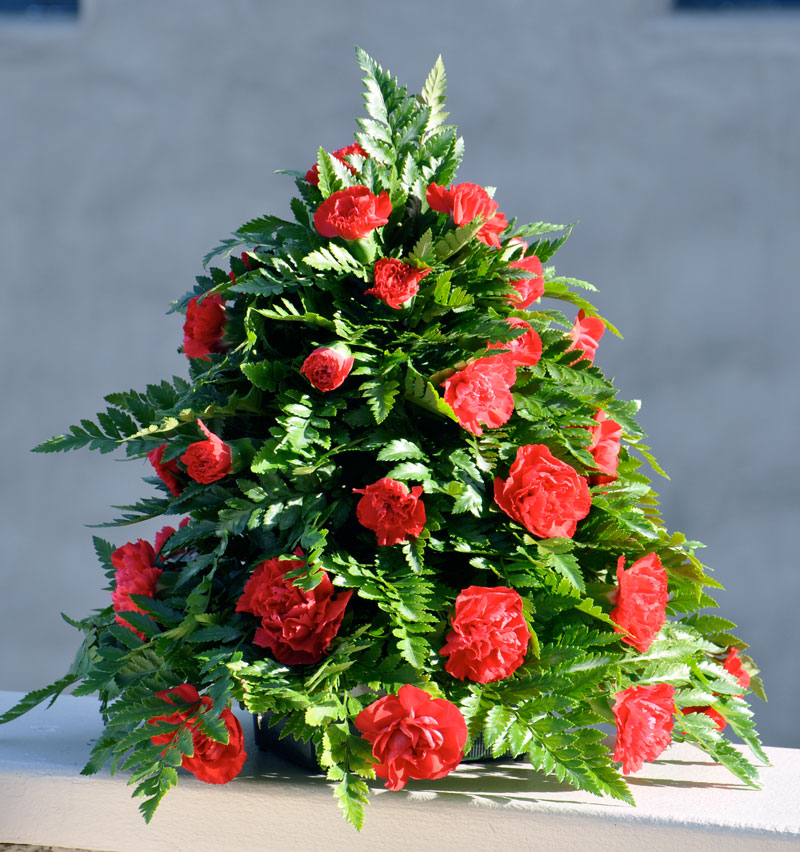 Mini Floral Christmas Tree