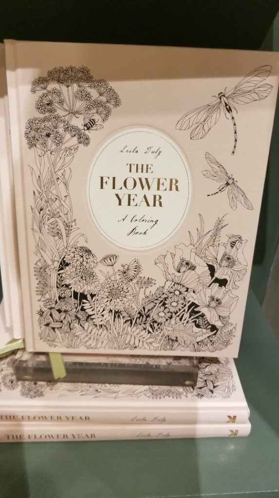 The Flower Year Coloring Book
