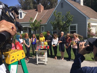 Kit and Casey with hots and guests of The Home and Family Show