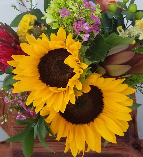 Fall sunflower design.