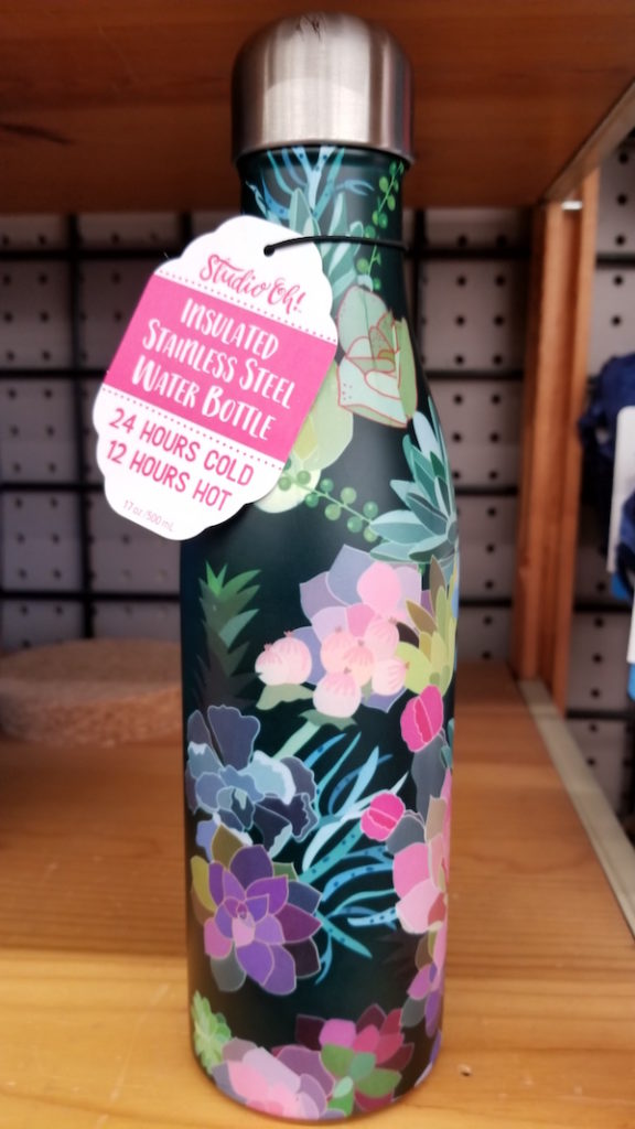 Floral Water Bottle