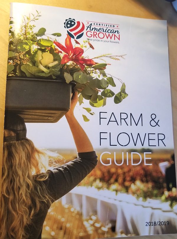 The cover of this year's American Grown Farm & Flower Guide.