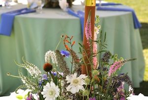 Wildflower-inspired wedding