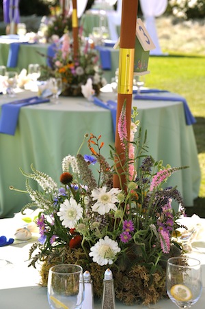Wildflower-inspired wedding