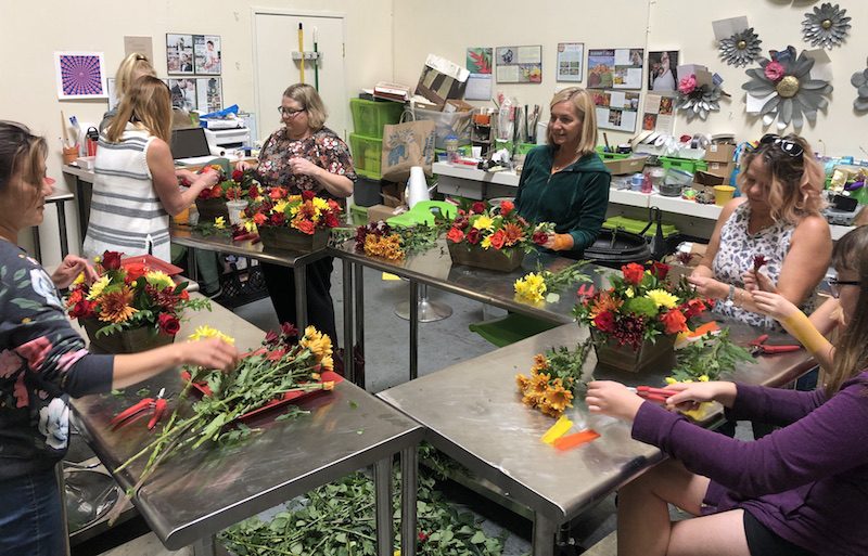 Floral Design for Charity by Flower Duet.