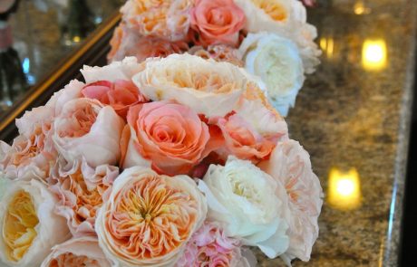 Coral Bridal Bouquet by Flower Duet