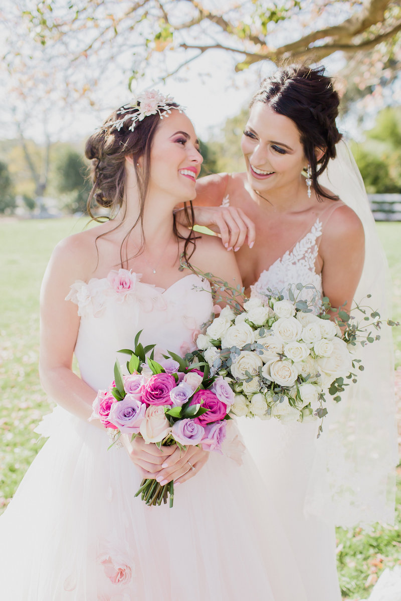 flowerduet-styled-shoot-scbg-brides-simply-adri-photography Two Brides with Bouquets