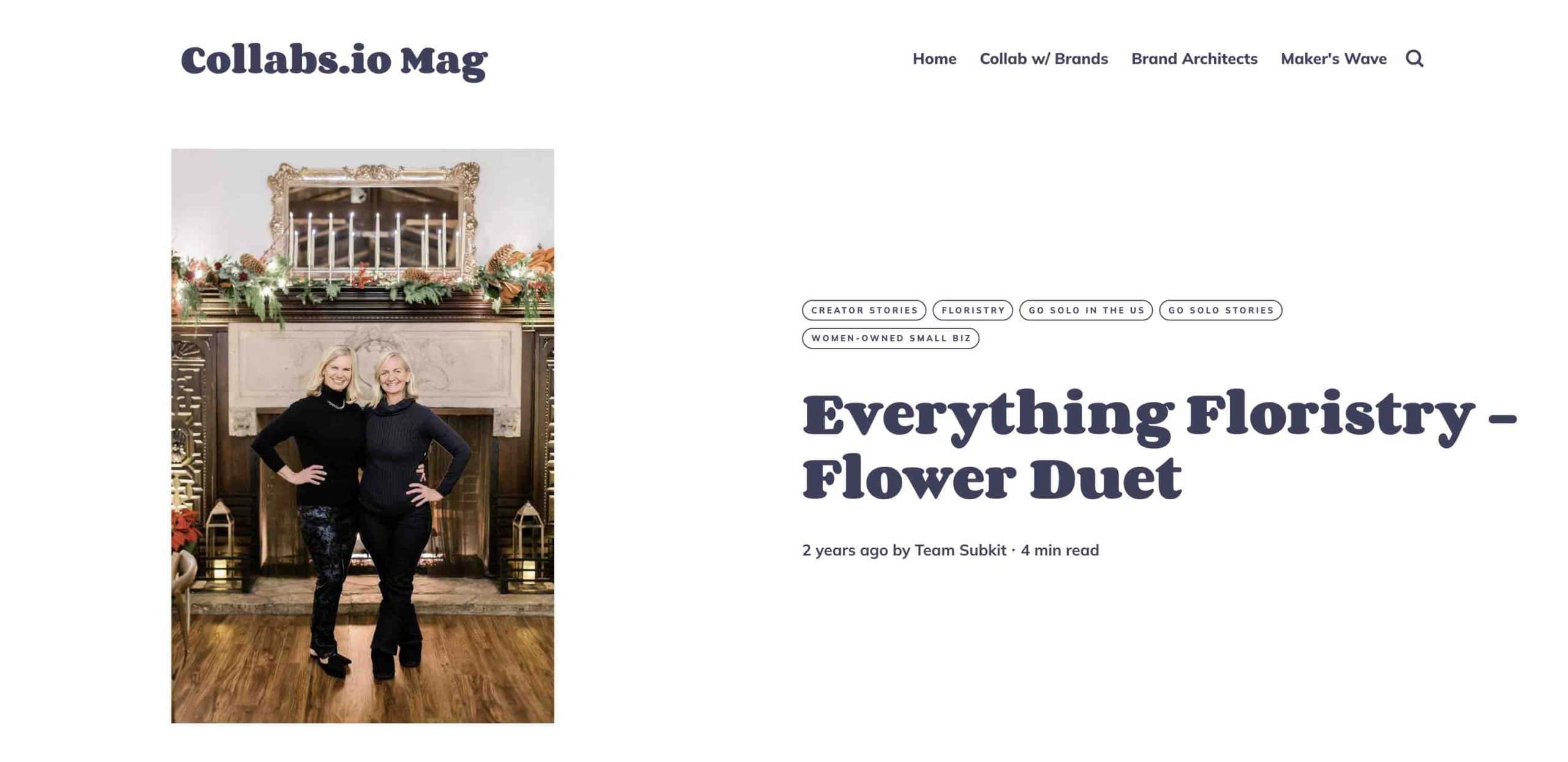 Flower Duet on the GoSolo page