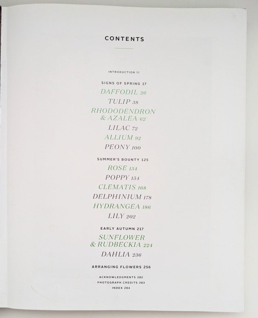 Table of Contents