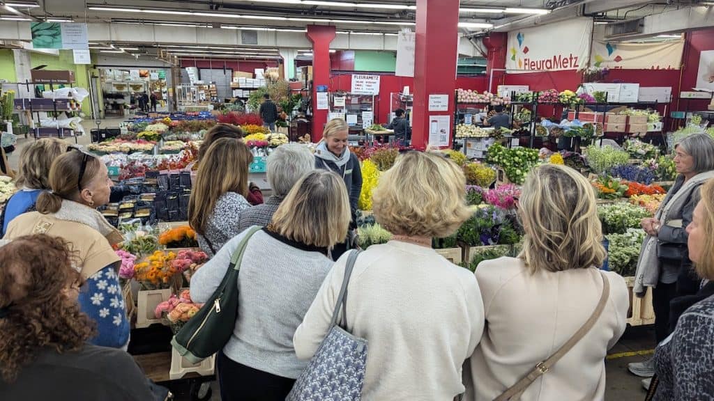 Ladies on Flower Tour