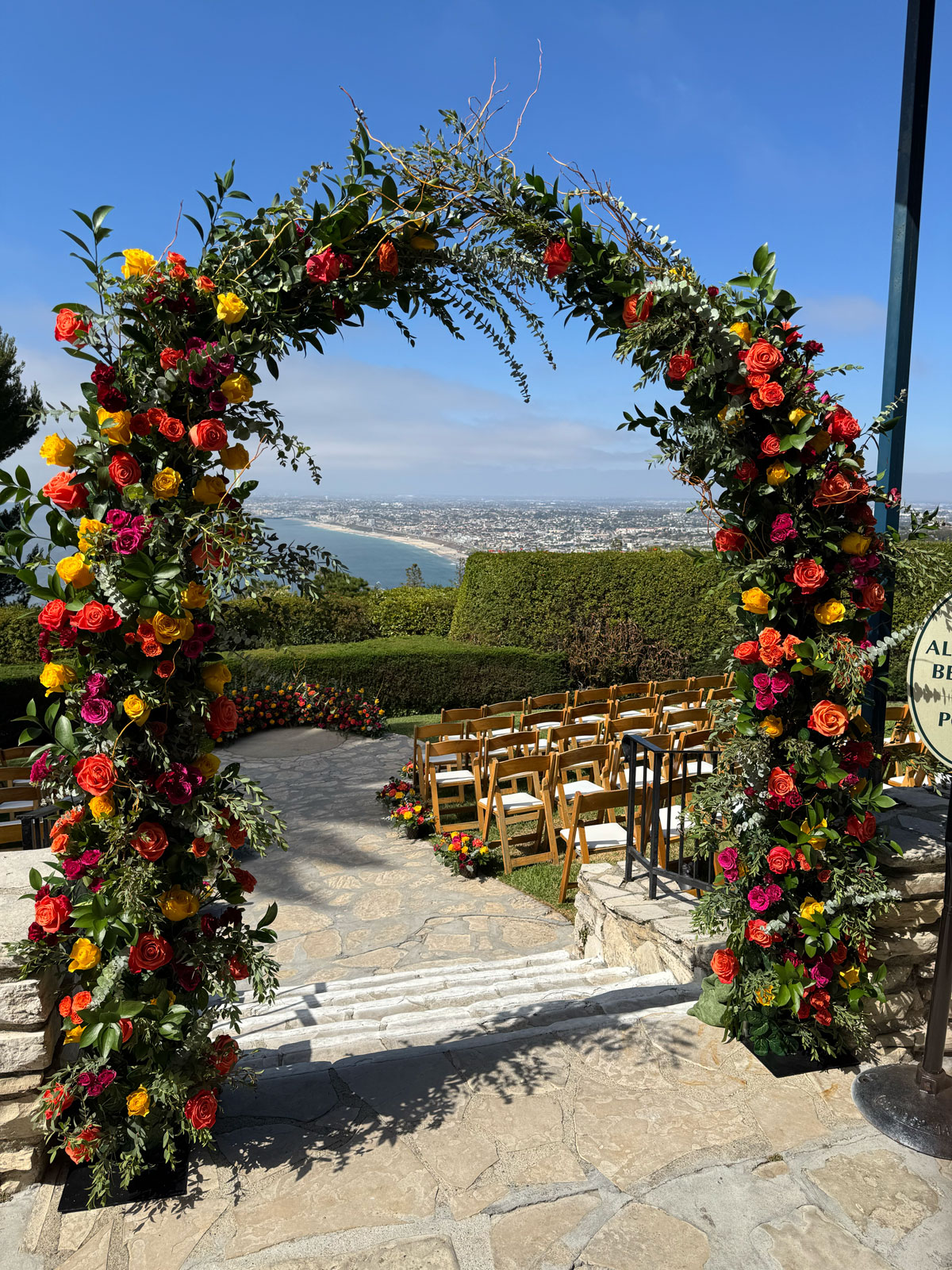 flowerduet_wedding_arch Flower Duet Wedding Arch at La Venta Inn