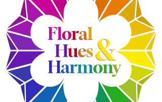 Floral Hues & Harmony Logo from Flower Duet