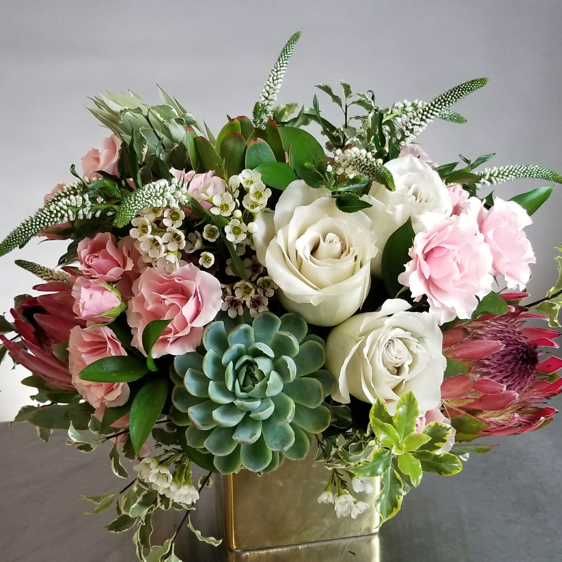 Succulents and Flowers