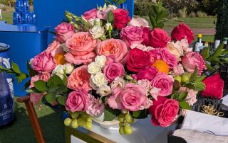 Vibrant Florals at corporate event by Flower Duet
