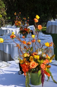 flowerduet-orange-summer-sunset-centerpiece 